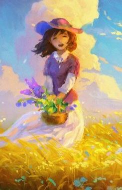 عکس نقاشی هنری دختر