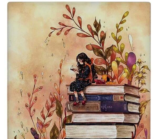 عکس نقاشی هنری دختر