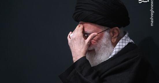عکس غمگین رهبر