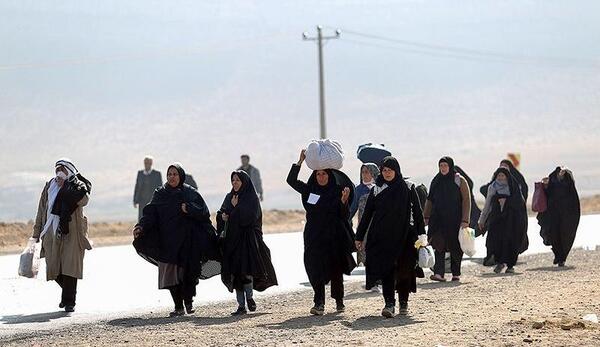 عکسهای پیاده روی مشهد