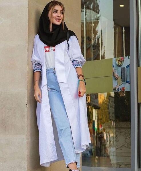 عکس مانتو دخترانه ی شیک