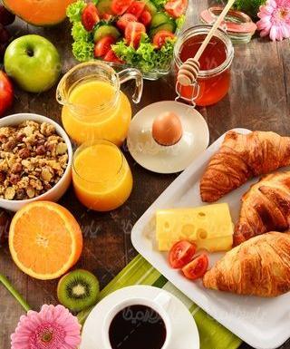 عکس با کیفیت صبحانه