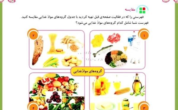 عکس هرم غذایی ایران