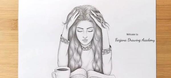 عکس نقاشی دخترانه پایه هفتم
