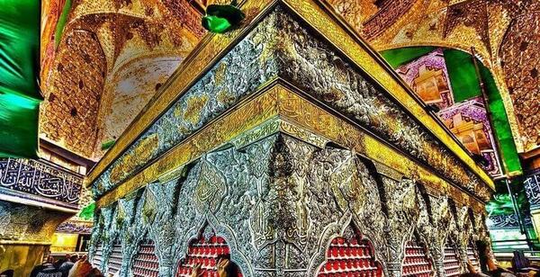 عکس امام حسین نماز
