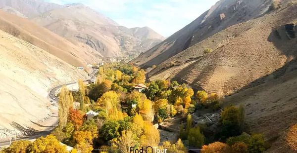 عکس جاده فشم
