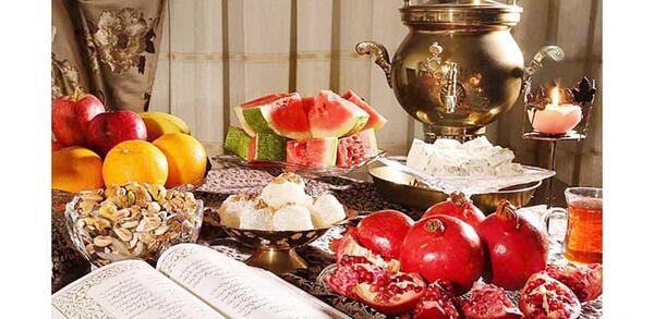 عکس شب یلدا با اسم حسن