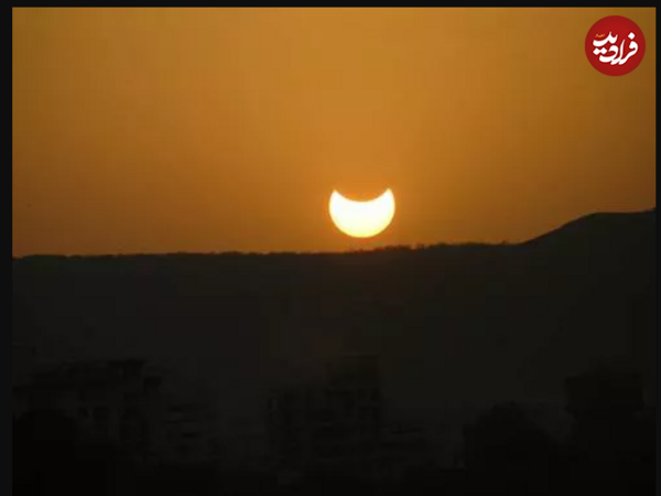 عکس خورشید گرفتگی در فضا