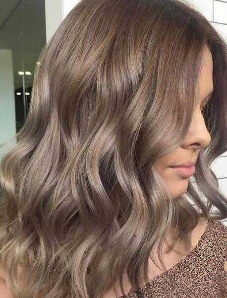 عکس رنگ قهوه ای دودی روشن