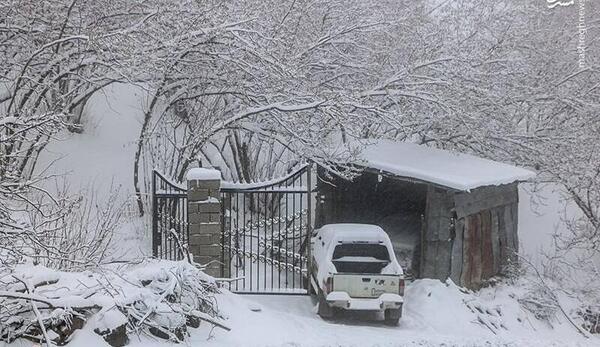 عکس برفی گیلان