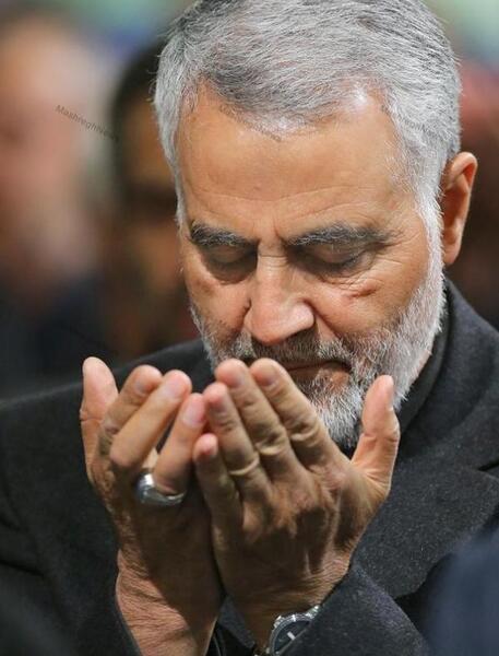 عکس حاج قاسم سلیمانی هنگام شهادت