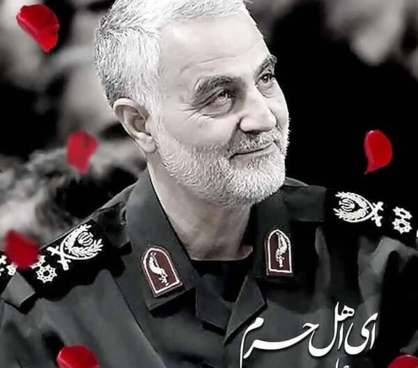 عکس زیبا حاج قاسم برای پروفایل