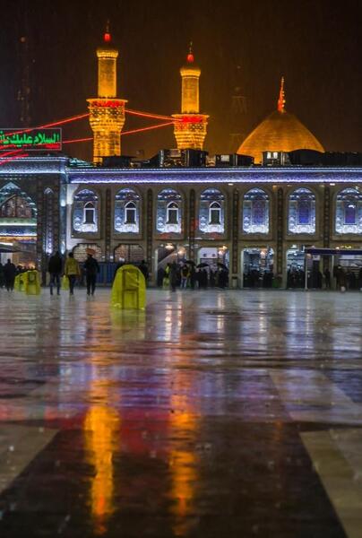 عکس کربلا بارانی