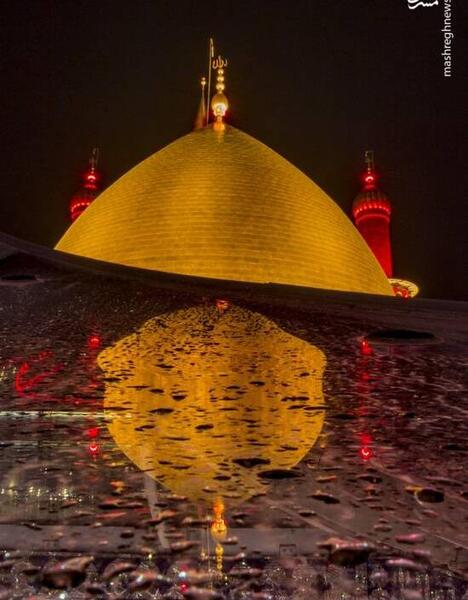 عکس کربلا بارانی
