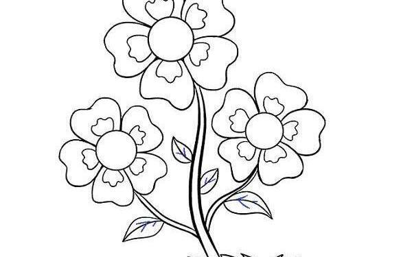 عکس ایده نقاشی گل لاله