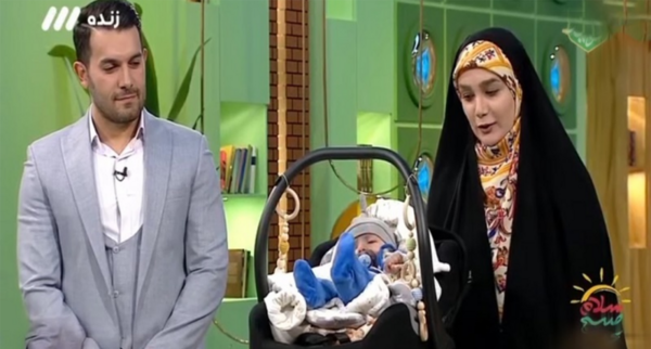 عکس مجری زن عطسه
