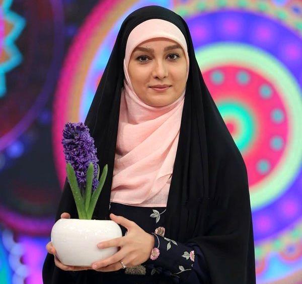 عکس مجری زن عطسه