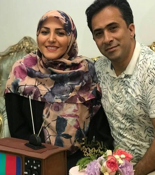 عکس مجری زن پناهنده شده
