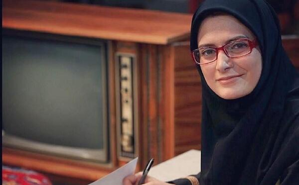 عکس مجری زن پناهنده شده