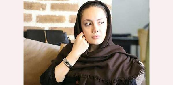 عکس مجری زن پناهنده شده