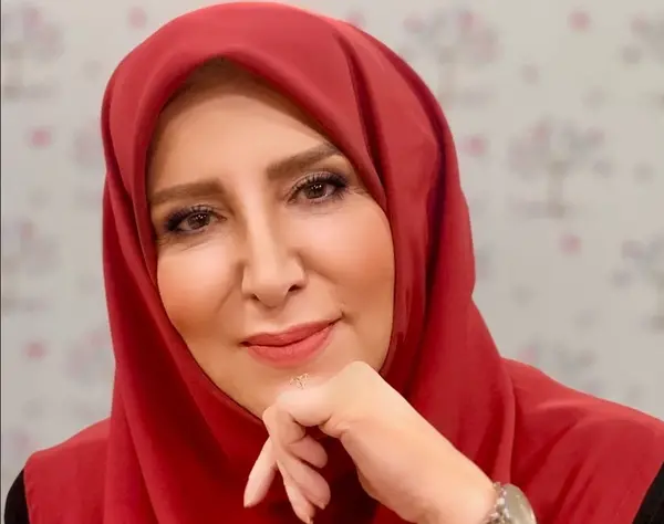 عکس مجری زن پناهنده شده