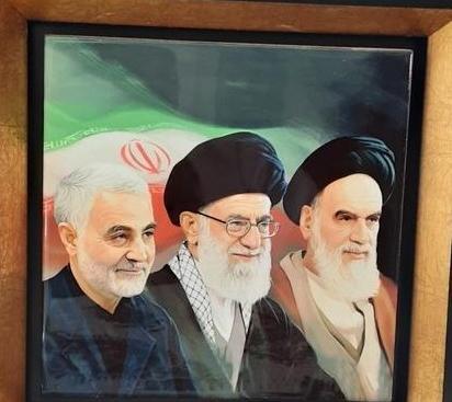 عکس حاج قاسم و امام خامنه ای