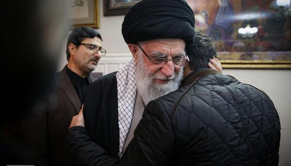 عکس حاج قاسم و امام خامنه ای