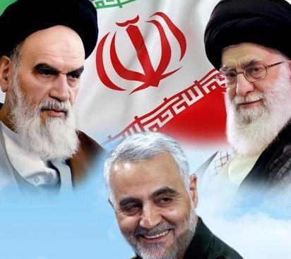 عکس حاج قاسم و امام خامنه ای