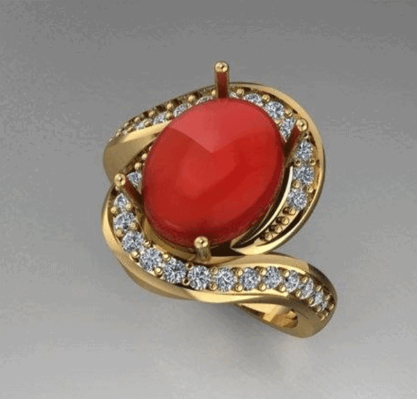 عکس انگشتر طلای روسی