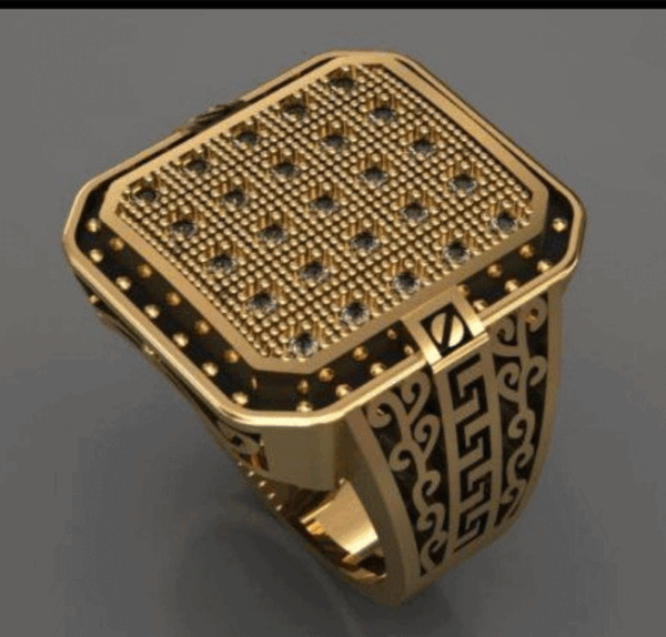 عکس انگشتر طلای روسی