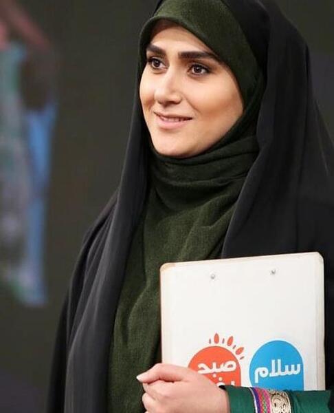 عکس مجری چادری سلام صبح بخیر