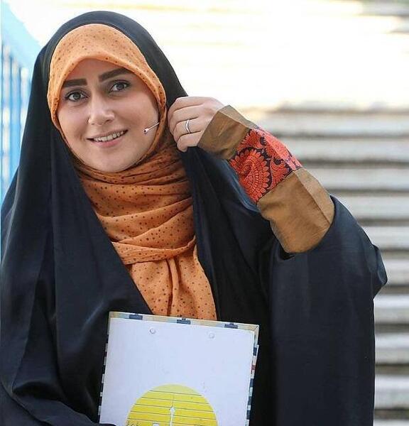 عکس مجری چادری سلام صبح بخیر