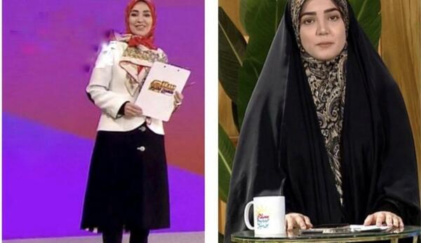 عکس مجری چادری سلام صبح بخیر