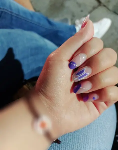 عکس ناخن ژلیش بی تی اس