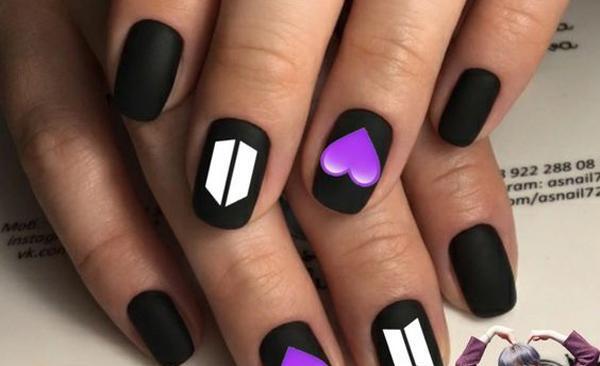 عکس ناخن ژلیش بی تی اس