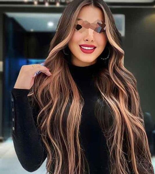 عکس مدل مو رنگ شده دخترانه