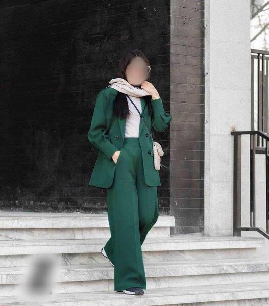 عکس کت و شلوار بگ دخترانه