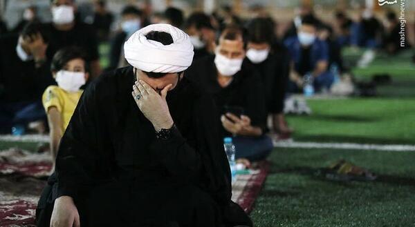 عکس دختر چادری در هیئت