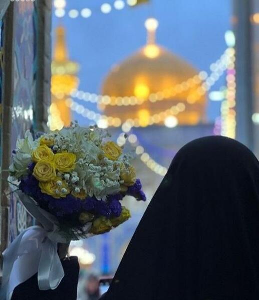 عکس دختر چادری در هیئت