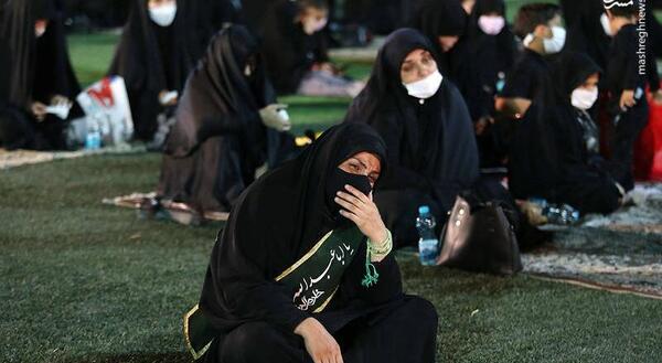عکس دختر چادری در هیئت