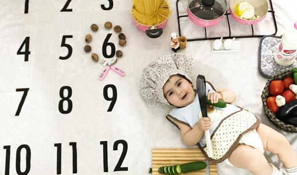 عکس ششمین ماهگرد نوزاد