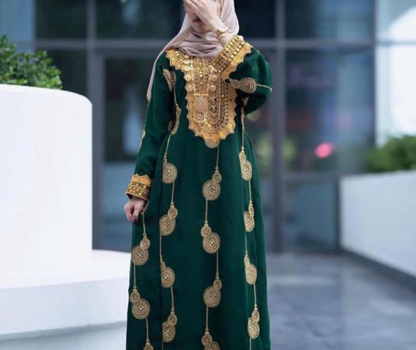 عکس پیراهن گلابتونی بلند