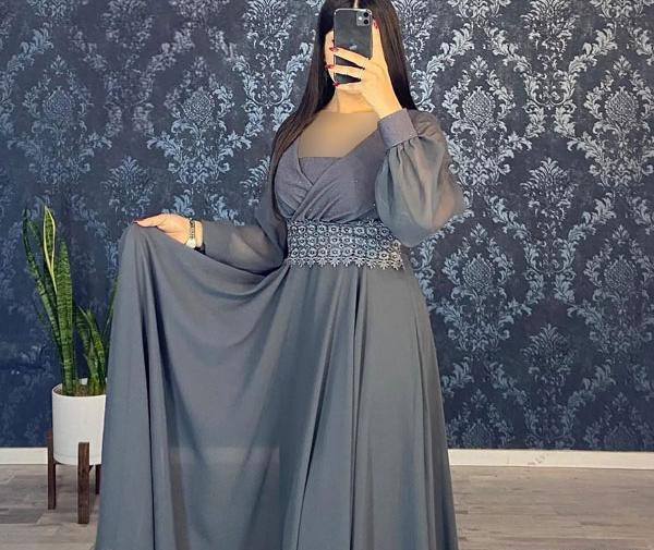 عکس پیراهن مجلسی صورتی