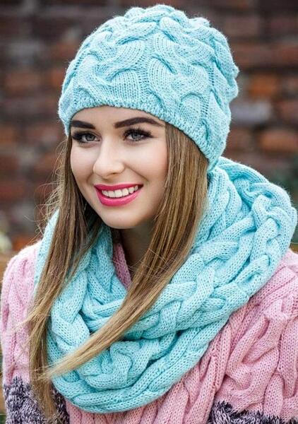 عکس کلاه بافتنی دخترانه