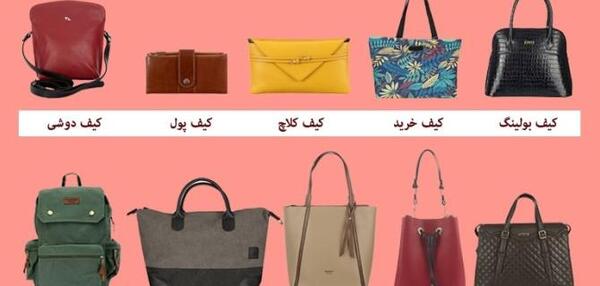 عکس انواع کیف های مجلسی