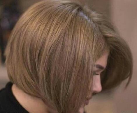 عکس رنگ مو دودی نسکافه ای