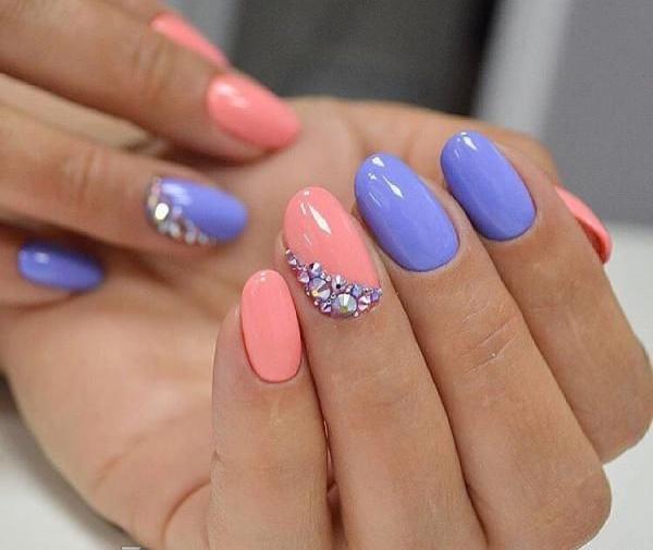 عکس طراحی ناخن لاکچری