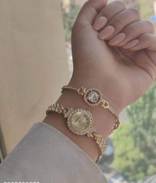 عکس ساعت و دستبند ست دخترانه