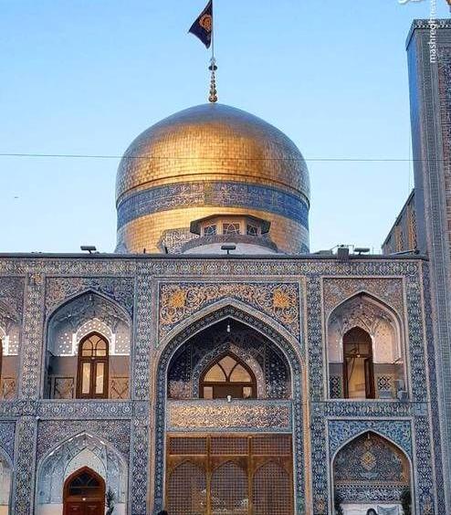 عکس پرچم حرم امام رضا