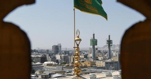 عکس پرچم حرم امام رضا